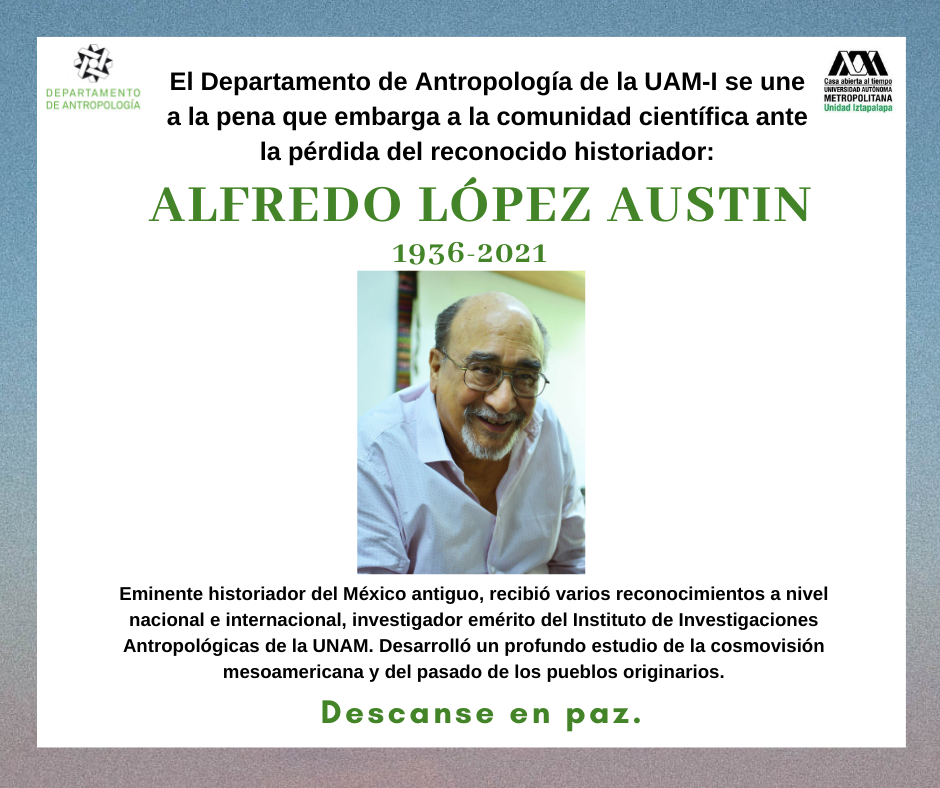 Esquela Alfredo López Austin
